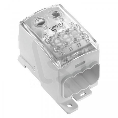 Svorka k rozvádění napájení WPD 113 1X185+1X150/8X35 GY WEIDMÜLLER 2603740000