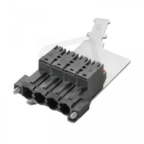 Zásuvný konektor DPS SLF 7.62HP/04/180FSH200 SN BK BX WEIDMÜLLER 2632770000