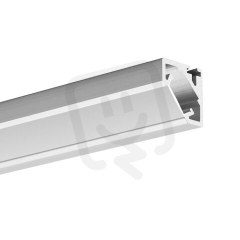 LED hliníkový profil KLUŚ GLAD-45 stříbrná 1m /B7009_1m/ ALUMIA A07009A_1