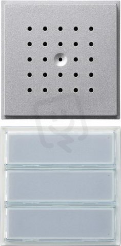Vstupní stanice pod omítku 3x TX_44 (IP44) F hliník GIRA 126165