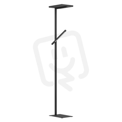 Stojací svítidlo na čtení CARBONERAS LED TOUCH černá 7W IP20 EGLO 99822