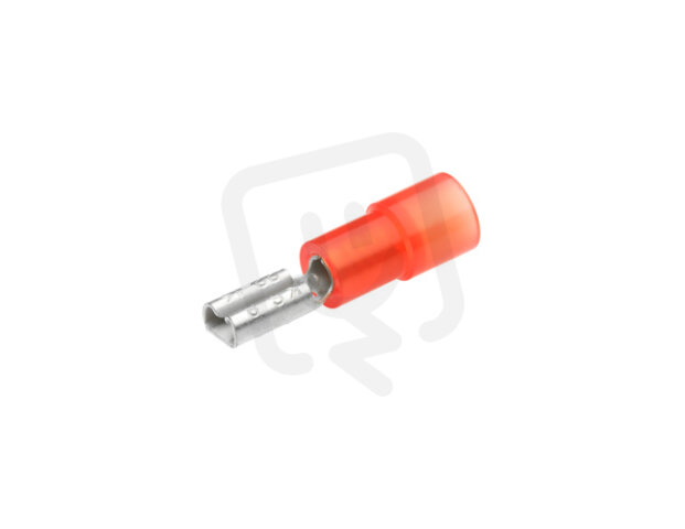 Izolovaný konektor Cu 0,5-1/2,8x0,8 mm, červený (100 ks) CIMCO 180252