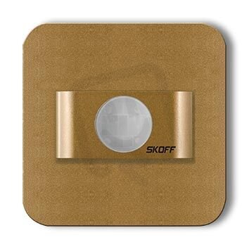 Skoff MC-SAL-M-0 Senzor PIR Salsa mat.mosaz (M) 10V IP20