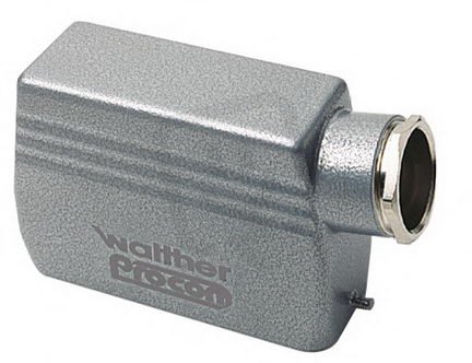 Walther T708616 Tüllengehäuse A16 in Alu m.H:72mm,LVN,M20,Kabeleinf.seitl.