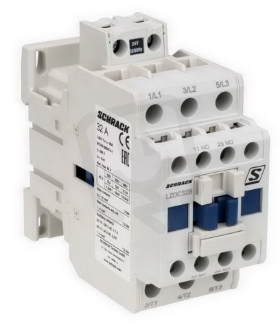 Stykač 3pólový CUBICO Classic, 15kW, 32A, 1Z+1R, 24VAC SCHRACK LZDC32B0--