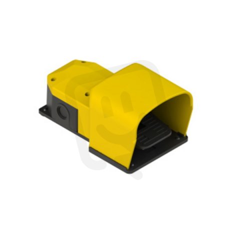 Nožní spínač PX10410, žlutý, IP53 (2NO+2NC kluzné) PIZZATO PX10410