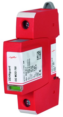 Svodič přepětí DEHNguard S 1-pólový, Uc 600V AC 952077