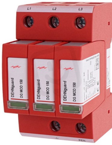 Svodič přepětí DEHNguard M 4-pólový pro TT a TN-S systémy 952313