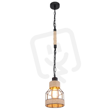Závěsné svítidlo HALIA černá 1xE27, max. 60W 230V GLOBO 15674H