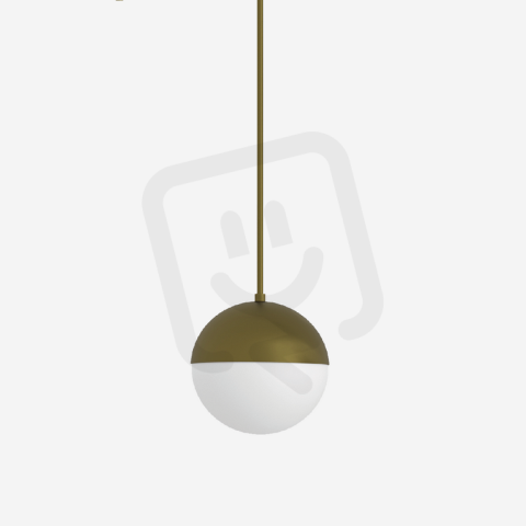 Závěsné svítidlo Semiluna 1×5W LEDW E14 bronz LUCIS ZT.11.S150.73