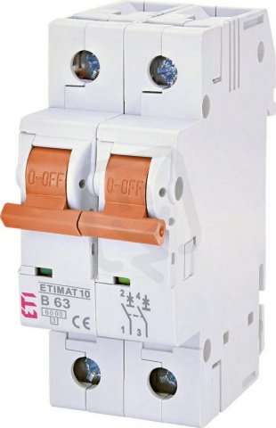 Jistič ETIMAT COLOUR 2p B63 6kA ETI 002100222