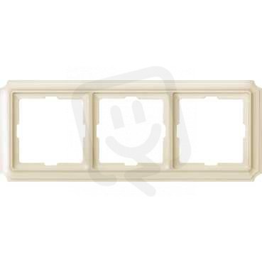 Merten Rámeček trojnásobný, Antique, White Cream SCHNEIDER MTN483344