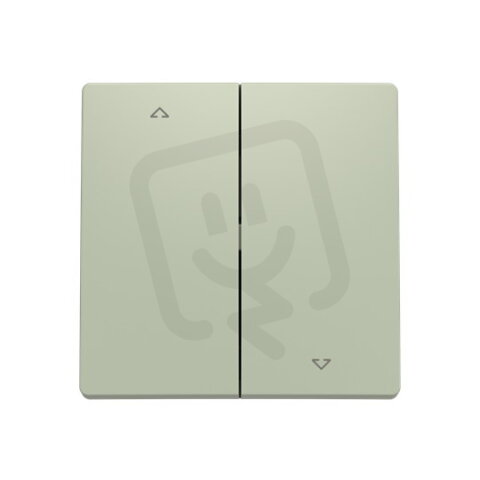 ABB Zoni Kryt spínače žaluziového dělený s potiskem olivová 3559T-A00662 243