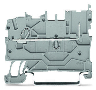Základní svorka-1 vodič/1pin, na DIN lištu, Push-in CAGE CLAMP, modrá