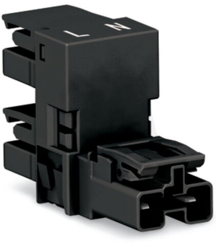 h-rozdělovač 2pól. Kód. A černá WAGO 770-1636