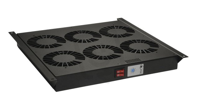 Ventilační jednotka univ. 6 vent. s termostatem BK do stropu i do dna VJ-R6