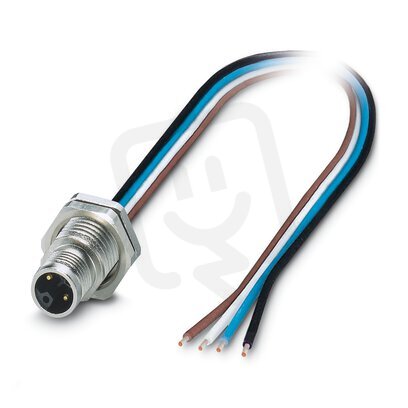 SACC-DSI-M12MSL-4CON-M16XL/1,0X Přístrojový konektor zezadu stěny 1238564