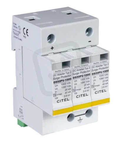 Přepěťová ochrana 2 pro FV DS50PVS-1000 CITEL 480311