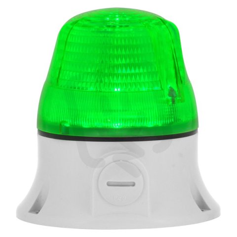 Svítidlo zábleskové MICROLAMP X 240 V, AC, IP54, M16, zelená, světle šedá 64125