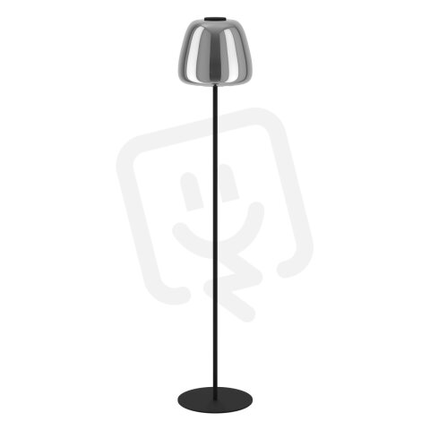 Stojací svítidlo ALFERO-Z LED-RGB/CCT černá/chrom 15,5W IP20 EGLO 901196