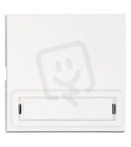 Kryt přístrojů s podsvětleným popisovým polem, bílý SCHRACK EV102211--