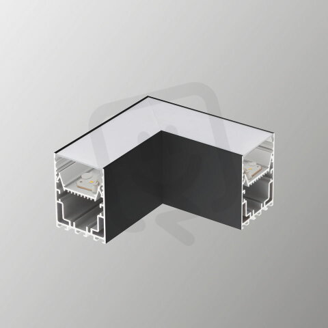 PRF080 90dgr AL. CONNECTOR with DIFFUSER