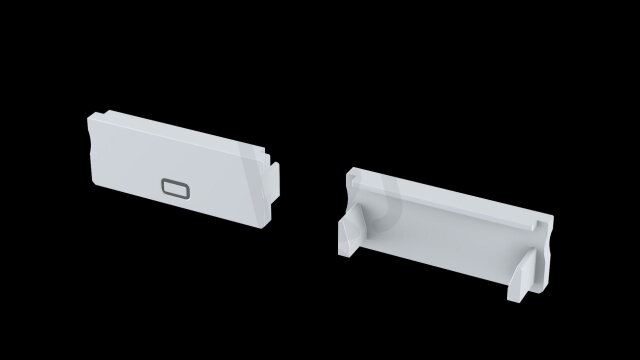 Koncovka profilu EC-PROFIL DUAL WHITE HO (12-0000-59) GREENLUX GXLP1480