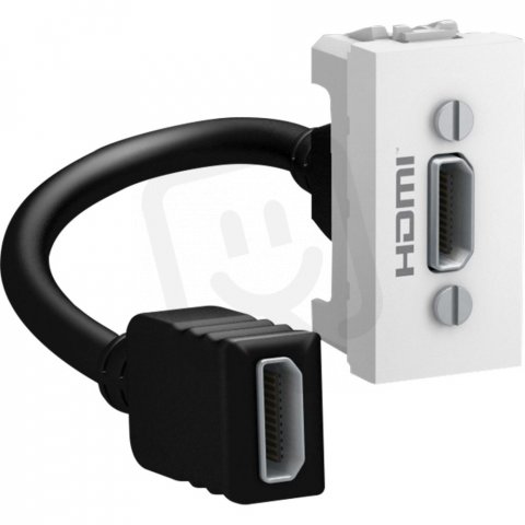 Unica HDMI konektor (předzapojený), Polar SCHNEIDER MGU3.430.18