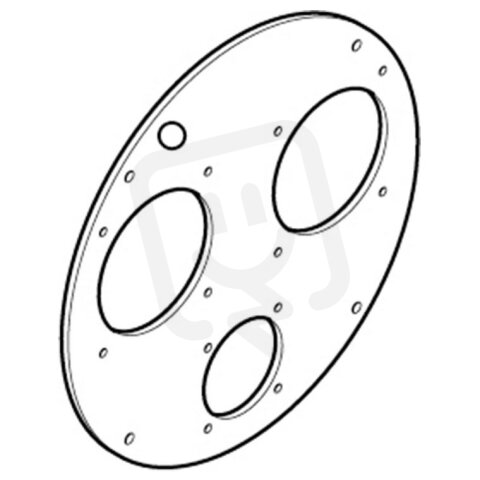 Scame Čelo k bubnu ROLLER 330 - SC92077