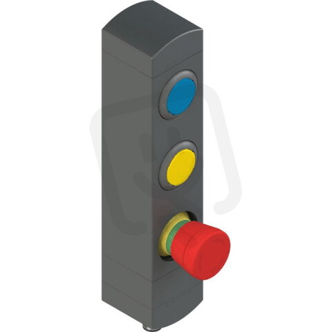 Ovládací jednotka BN 3 prvky (konfigurace A25) Konektor M12,12 pólů, IP65