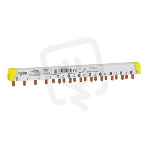 Propojovací hřeben iC40 3P+N, 12 modulů SCHNEIDER A9XPC812