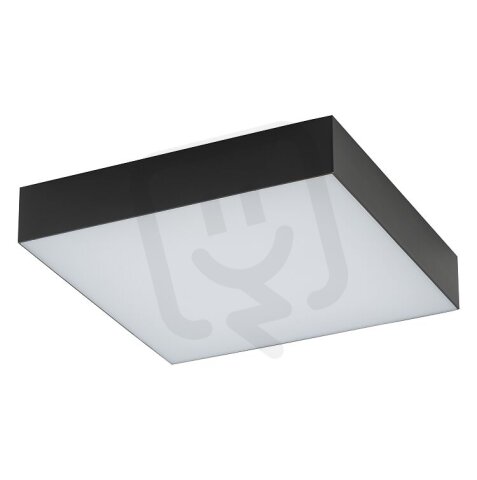 LID square LED 35W black 3000K