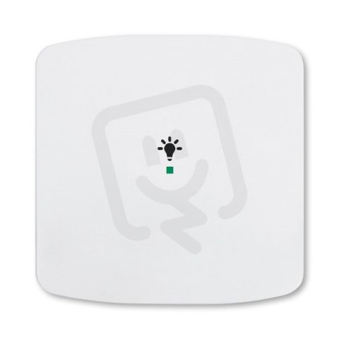 ABB Tango Kryt 1násobný symbol osvětlení bílá 6220A-A01001 B