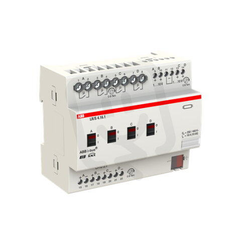 ABB KNX Řadový regulátor osvětlení 4násobný LR/S4.16.1 2CDG110088R0011