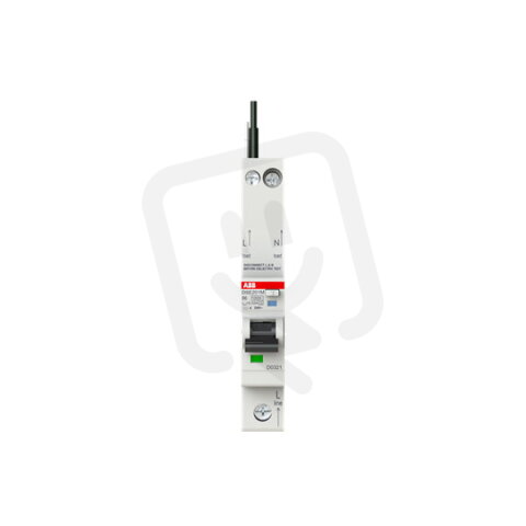 ABB DSE201 M B6 A30 kombinace jistič/chránič 1P+N 1M 10kA 6A 30mA B A