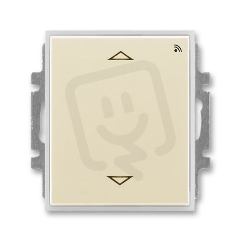 Spínač žaluziový s RF 868 MHz 3299E-A33108 21 slonová kost/led. bílá Element ABB