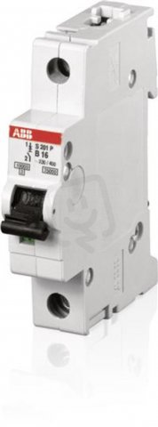 S201P-B10 Jistič 10A char.B 1P 15-25kA (230/400V) AC ABB 2CDS281001R0105