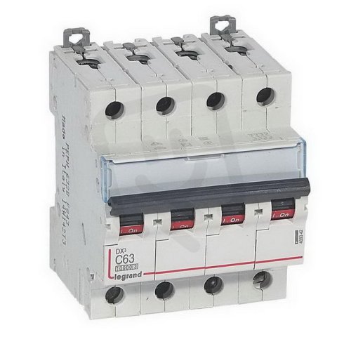 DX3 JISTIČ, 4 PÓLOVÝ, CHAR. C,63A 10000A/16KA LEGRAND 409342