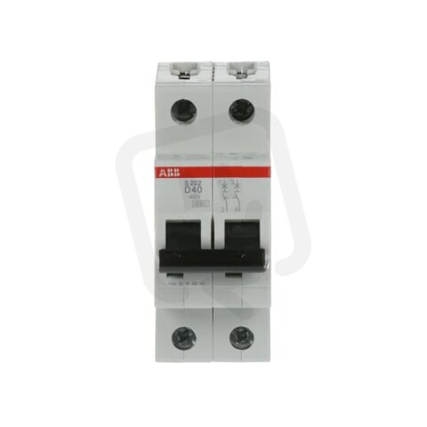 S202-D40 2F jistič 40 A char. D 6kA ABB 2CDS252001R0401