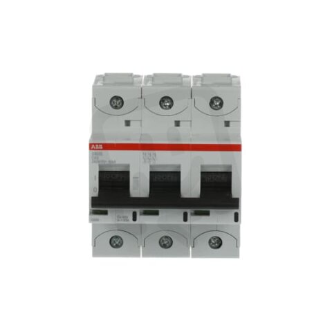S803S-C63 jistič 3P char. C 63A s klecovou svorkou Icu 50kA ABB 2CCS863001R0634