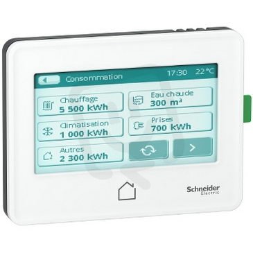 Schneider EER22000 WISER WALL DISPLAY TOUCHSCREEN 3.5 INCH