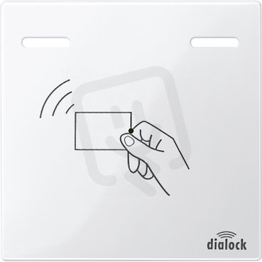 Krycí deska pro kartový stmívač Haefele Dialock polar SCHNEIDER MEG4449-0319