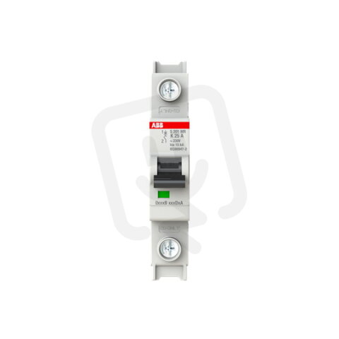 S201MR-K25 jistič char. K Icu: 10kA 25A 1p UL 1077 ABB 2CDS271437R0517
