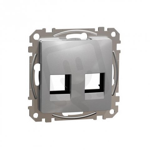 Sedna D/E Kryt pro RJ45 AMP Keystone UTP, Aluminium SCHNEIDER SDD113444C