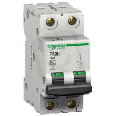 Schneider 24726 C60H jistič 2P 10A B