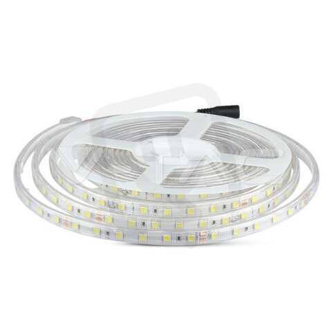 LED Strip 5050 60 LED 24V IP65 3000K, VT-5050 V-TAC SKU2562