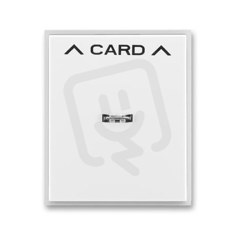 Kryt vypínače kartového 3559E-A00700 01 bílá/ledová bílá Element Time ABB