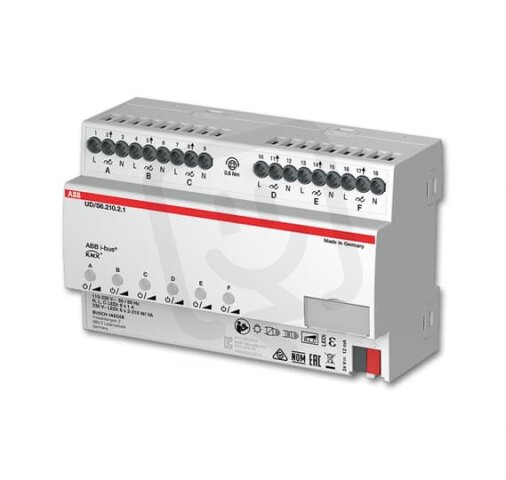 ABB KNX Akční člen stmívací UD/S 6.210.2.1 UD/S 6.210.2.1 2CKA006197A0049