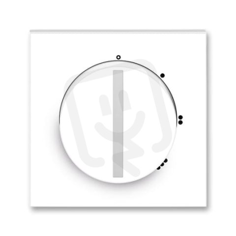 Kryt otočného 3stupnového ovladače 3294M-A00170 01 bílá/ledová bílá Neo ABB