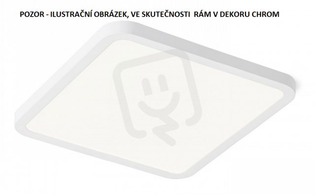 HUE SQ 17 zápustná chrom 230V LED 18W 3000K RENDL R12782